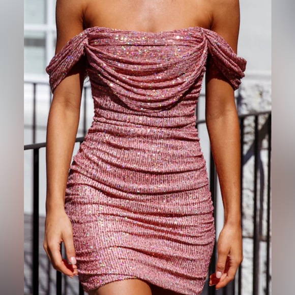 Medium Hello Molly Sequin Mini Dress - Picture 1 of 4